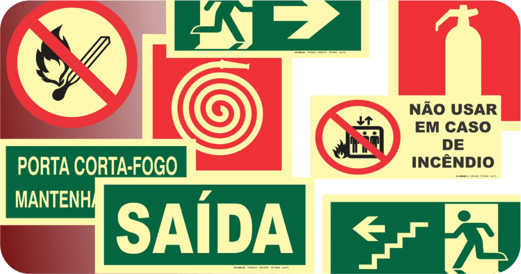 Sinalização de emergência: A linguagem visual que salva vidas.